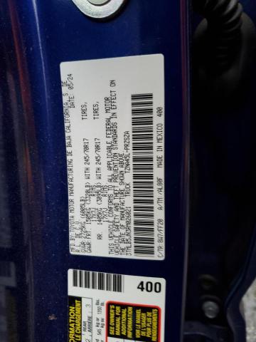 3TMLB5JN3RM026021 - 2024 TOYOTA TACOMA DOUBLE CAB أزرق صورة 12