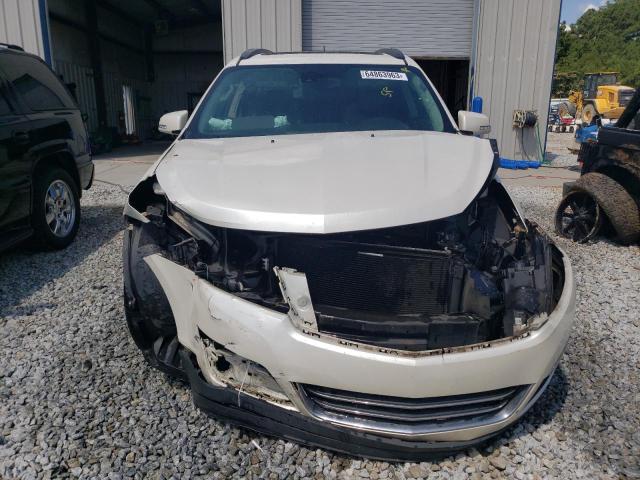 1GNKRJKD7EJ318324 - 2014 CHEVROLET TRAVERSE LTZ WHITE photo 5