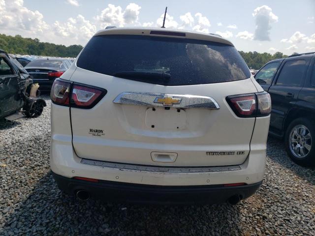 1GNKRJKD7EJ318324 - 2014 CHEVROLET TRAVERSE LTZ WHITE photo 6