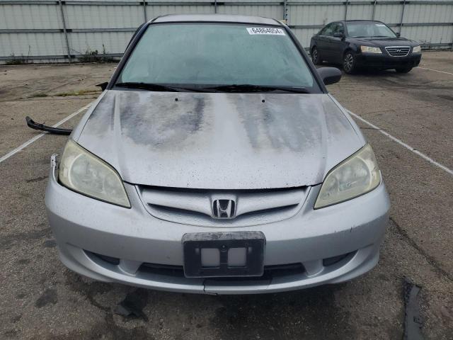 1HGES16364L024266 - 2004 HONDA CIVIC DX VP Gümüş foto 5