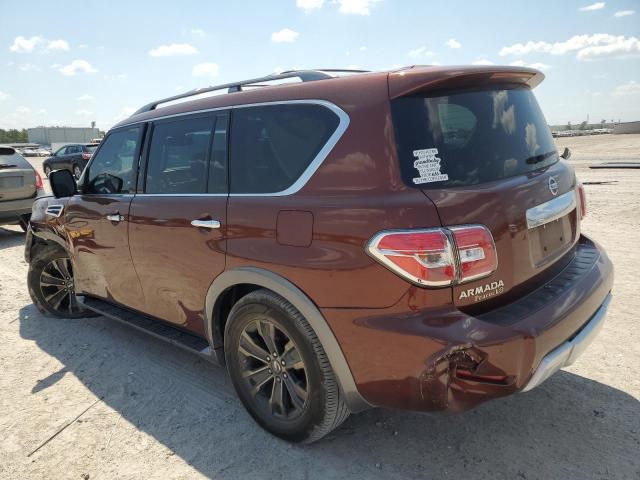 JN8AY2NF8H9303707 - 2017 NISSAN ARMADA PLATINUM BROWN photo 2