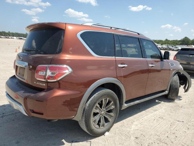 JN8AY2NF8H9303707 - 2017 NISSAN ARMADA PLATINUM BROWN photo 3