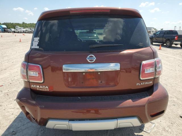 JN8AY2NF8H9303707 - 2017 NISSAN ARMADA PLATINUM BROWN photo 6