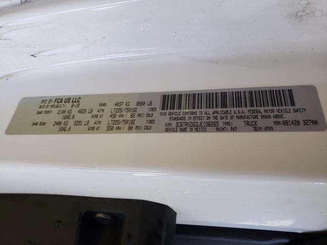 3C6TRVDG3JE156265 - 2018 RAM PROMASTER 2500 HIGH WHITE photo 13