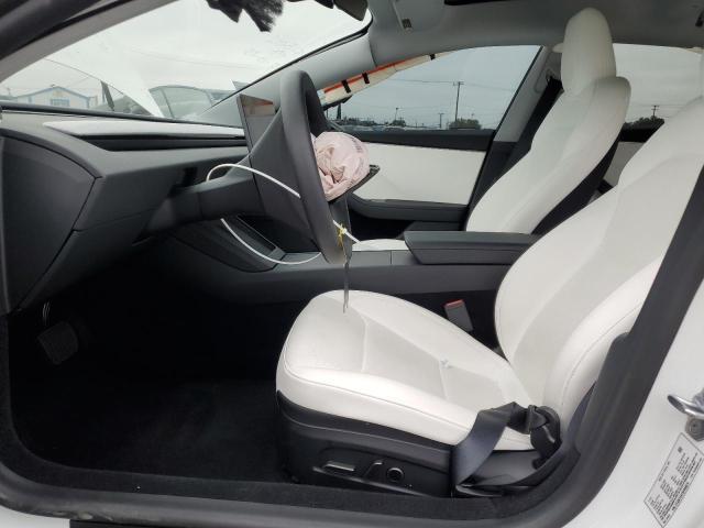 5YJ3E1EA7SF893875 - 2025 TESLA MODEL 3 WHITE photo 7