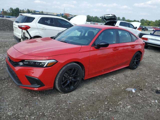 2HGFE2F56PH507020 - 2023 HONDA CIVIC SPORT RED photo 1