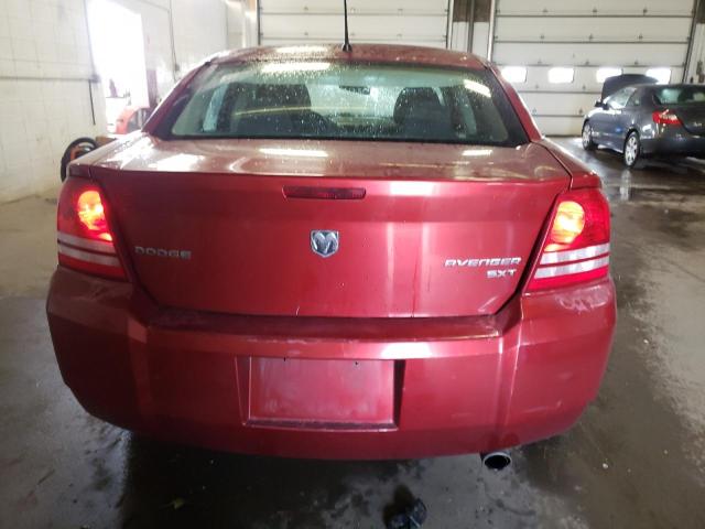 1B3LC56B29N515996 - 2009 DODGE AVENGER SXT RED photo 6