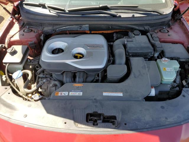 KMHE34L1XGA017736 - 2016 HYUNDAI SONATA HYBRID RED photo 11