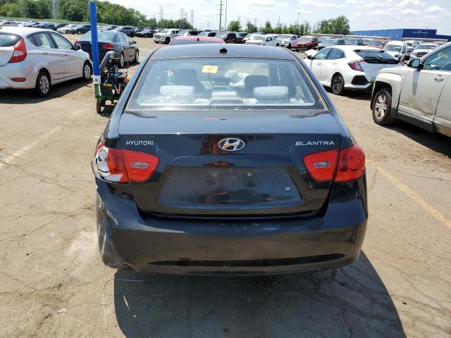 KMHDU46D48U572115 - 2008 HYUNDAI ELANTRA GLS BLACK photo 6