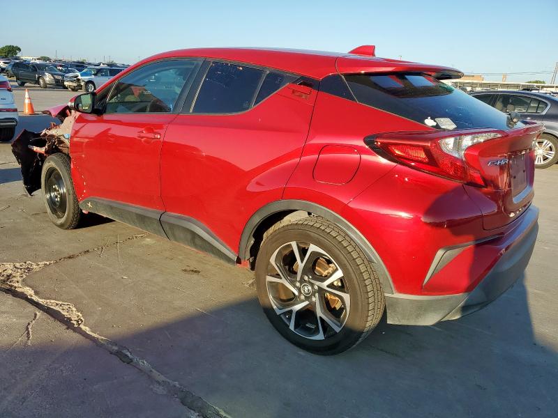 JTNKHMBX0L1090974 - 2020 TOYOTA C-HR XLE RED photo 2