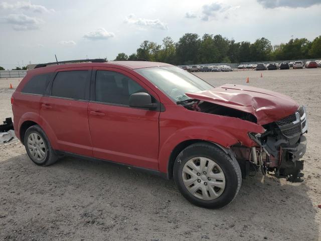 3C4PDCAB6KT810193 - 2019 DODGE JOURNEY SE RED photo 4