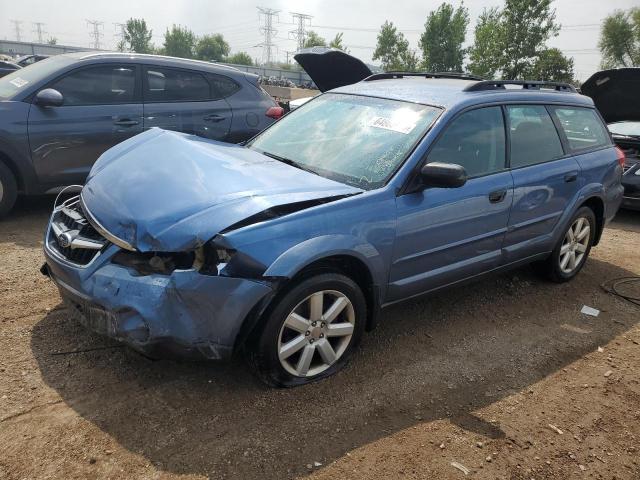 4S4BP61C887314994 - 2008 SUBARU OUTBACK 2.5I BLUE photo 1