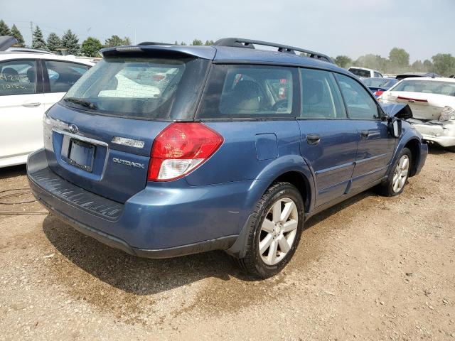 4S4BP61C887314994 - 2008 SUBARU OUTBACK 2.5I BLUE photo 3