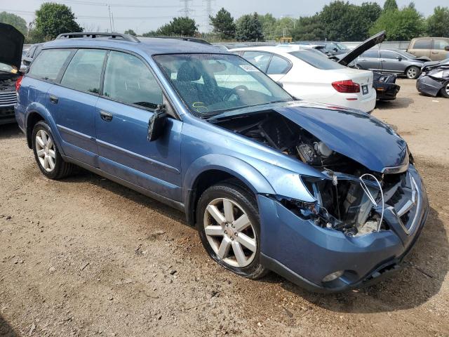 4S4BP61C887314994 - 2008 SUBARU OUTBACK 2.5I BLUE photo 4