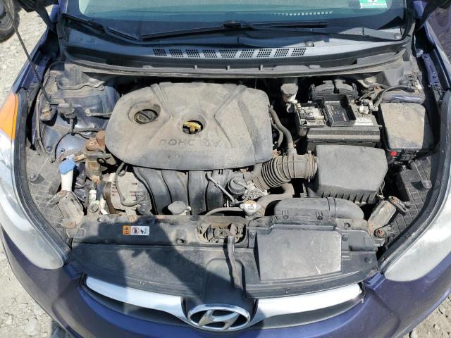 5NPDH4AE5DH446939 - 2013 HYUNDAI ELANTRA GLS BLUE photo 11