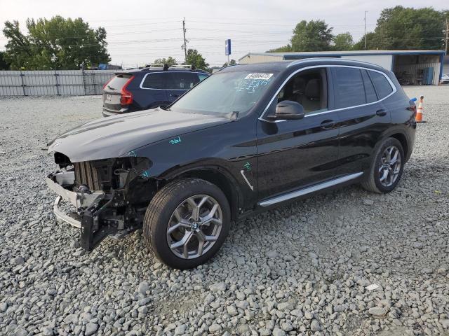 5UX53DP07N9K81807 - 2022 BMW X3 XDRIVE30I BLACK photo 1