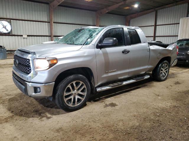 5TFRM5F17JX125191 - 2018 TOYOTA TUNDRA DOUBLE CAB SR/SR5 SILVER photo 1