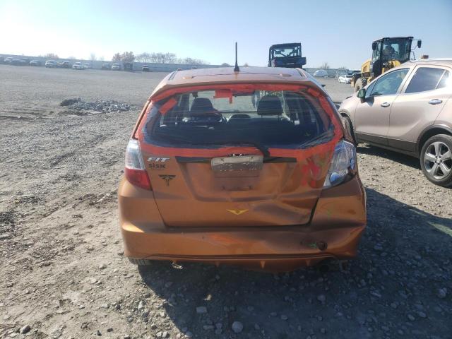 JHMGE8H41AS001247 - 2010 HONDA FIT SPORT ORANGE photo 9