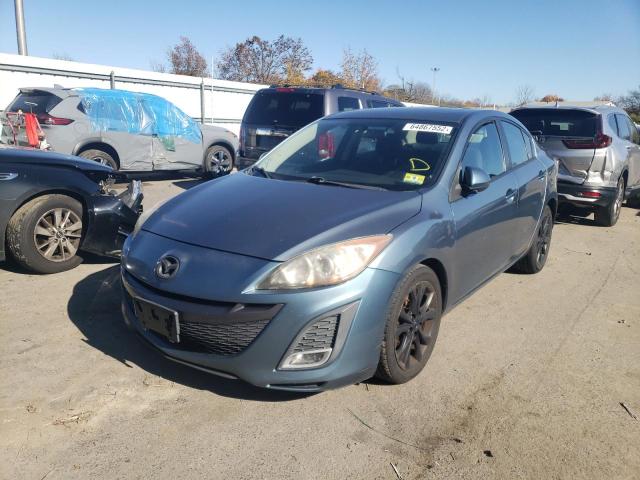 JM1BL1S61A1346304 - 2010 MAZDA MAZDA3 S GRAY photo 2