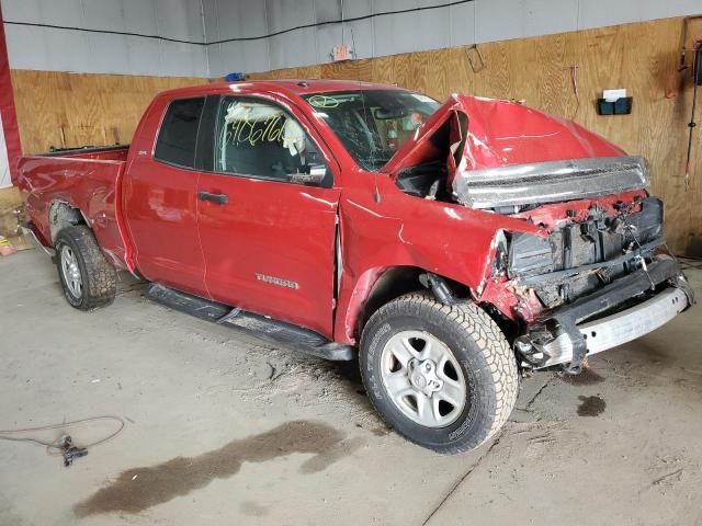 5TFUM5F16KX083186 - 2019 TOYOTA TUNDRA DOUBLE CAB SR/SR5 RED photo 4