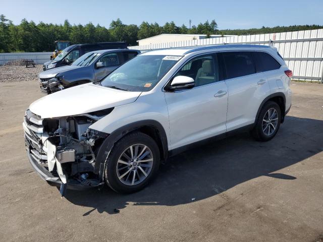 5TDJZRFH5KS572113 - 2019 TOYOTA HIGHLANDER SE WHITE photo 1