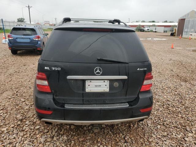 4JGBB8GB1BA645337 - 2011 MERCEDES-BENZ ML 350 4MATIC BLACK photo 6