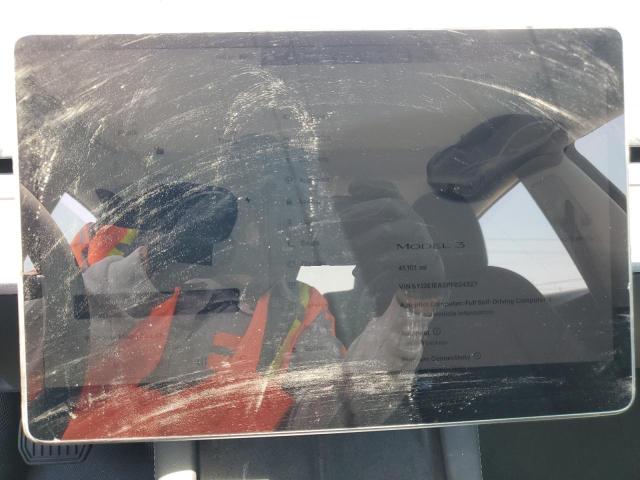 5YJ3E1EA3PF624327 - 2023 TESLA MODEL 3 GRAY photo 9