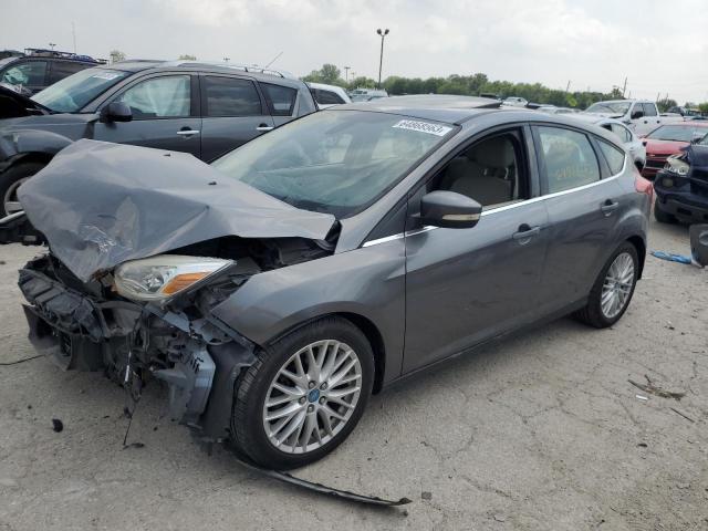 1FAHP3M25CL284178 - 2012 FORD FOCUS SEL GRAY photo 1