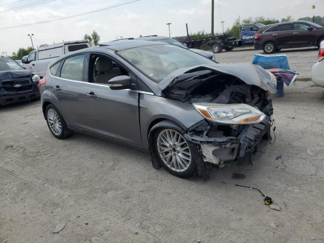 1FAHP3M25CL284178 - 2012 FORD FOCUS SEL GRAY photo 4