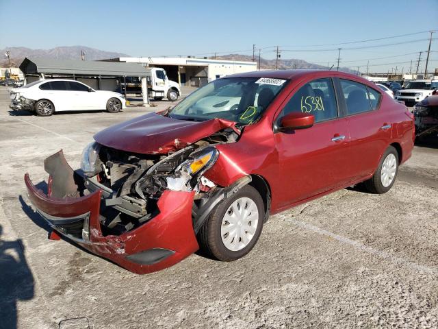 3N1CN7AP7GL850856 - 2016 NISSAN VERSA S RED photo 2