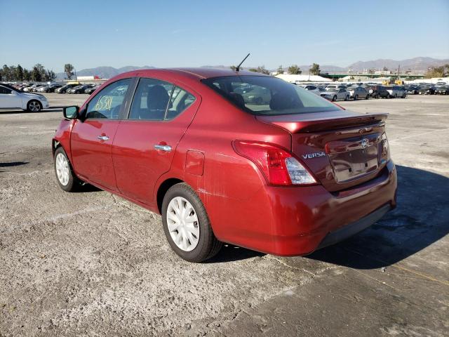 3N1CN7AP7GL850856 - 2016 NISSAN VERSA S RED photo 3