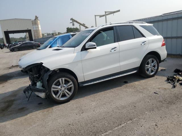 4JGDA5HB3EA428952 - 2014 MERCEDES-BENZ ML 350 4MATIC WHITE photo 1