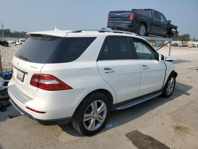 4JGDA5HB3EA428952 - 2014 MERCEDES-BENZ ML 350 4MATIC WHITE photo 3