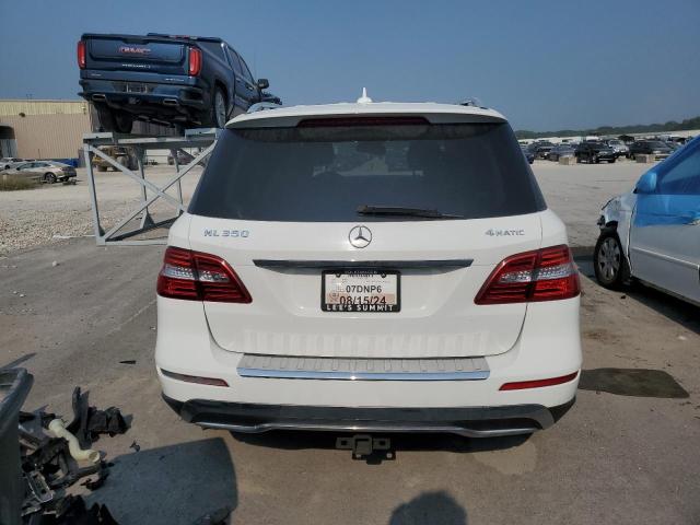 4JGDA5HB3EA428952 - 2014 MERCEDES-BENZ ML 350 4MATIC WHITE photo 6