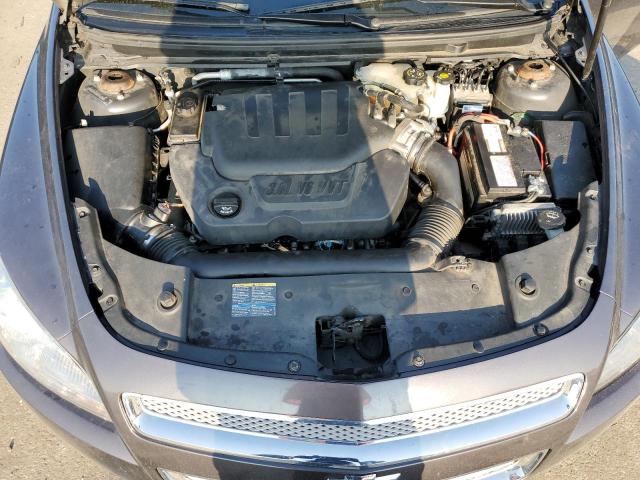 1G1ZE5E75A4155836 - 2010 CHEVROLET MALIBU LTZ ნაცრისფერი ფოტო 11