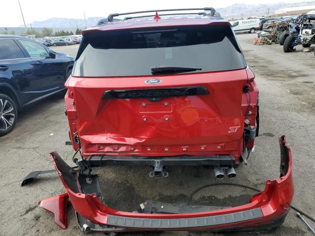 1FM5K8GC6LGD19621 - 2020 FORD EXPLORER ST RED photo 6