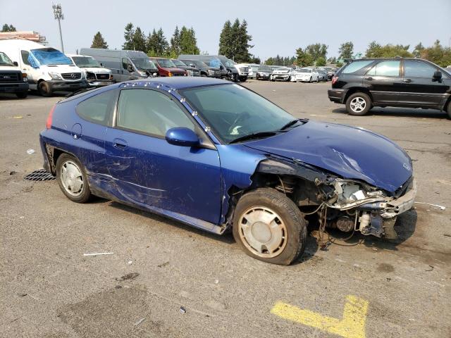 JHMZE14781T003104 - 2001 HONDA INSIGHT BLUE photo 4