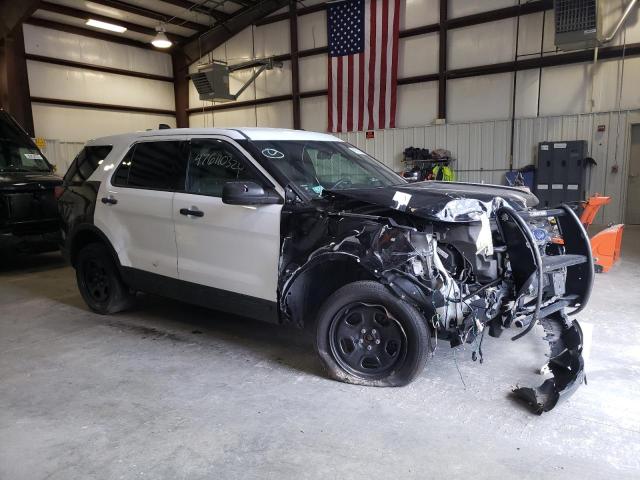 1FM5K8AR6HGA77482 - 2017 FORD EXPLORER POLICE INTERCEPTOR TWO TONE photo 1