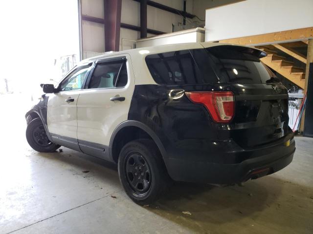 1FM5K8AR6HGA77482 - 2017 FORD EXPLORER POLICE INTERCEPTOR TWO TONE photo 3