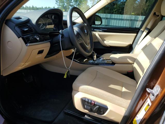 5UXWZ7C35H0V88325 - 2017 BMW X3 SDRIVE28I BROWN photo 7