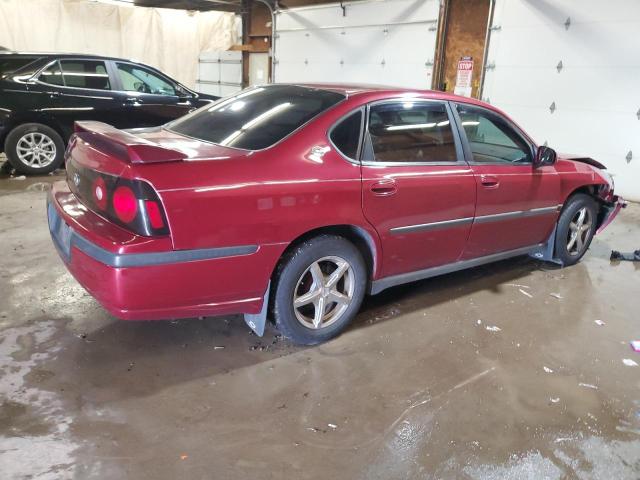 2G1WF52E259315645 - 2005 CHEVROLET IMPALA BURGUNDY photo 3