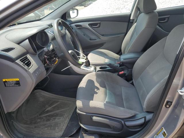 KMHDH4AE9CU457281 - 2012 HYUNDAI ELANTRA GLS SILVER photo 7