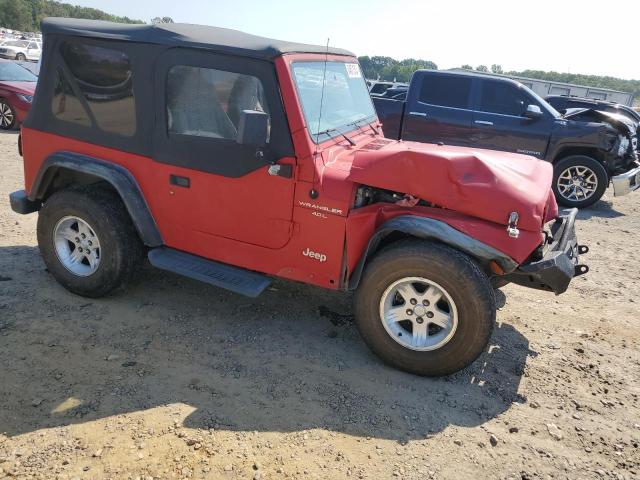 1J4FY19S6VP521732 - 1997 JEEP WRANGLER / SPORT RED photo 4