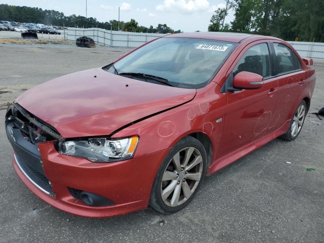 JA32U8FW7FU008720 - 2015 MITSUBISHI LANCER GT RED photo 1