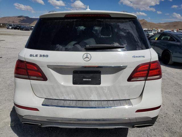 4JGDA5HBXHA835994 - 2017 MERCEDES-BENZ GLE 350 4MATIC WHITE photo 6