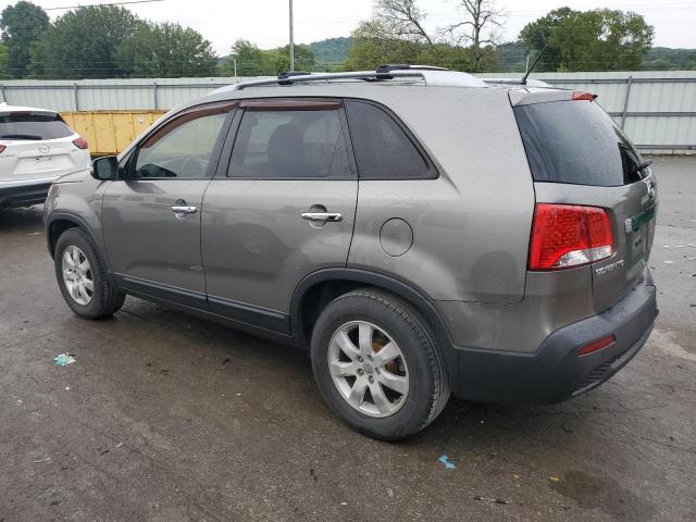 5XYKT3A62DG356891 - 2013 KIA SORENTO LX GRAY photo 2