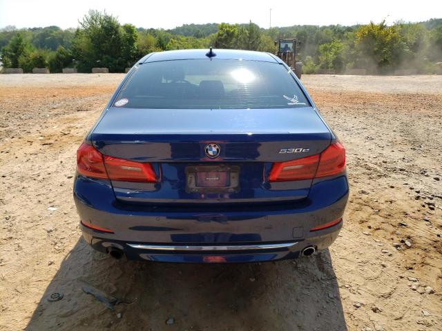 WBAJA9C59KB392574 - 2019 BMW 530E BLUE photo 6