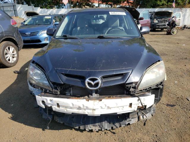 JM1BK344171720865 - 2007 MAZDA 3 HATCHBACK BLACK photo 5