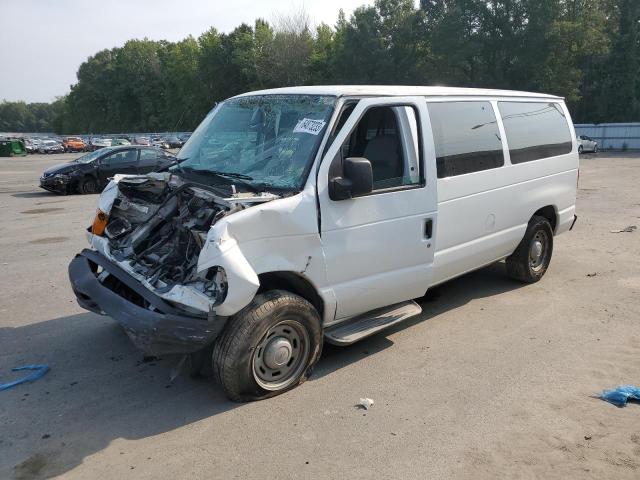 1FMRE11W05HA41430 - 2005 FORD ECONOLINE E150 WAGON WHITE photo 1