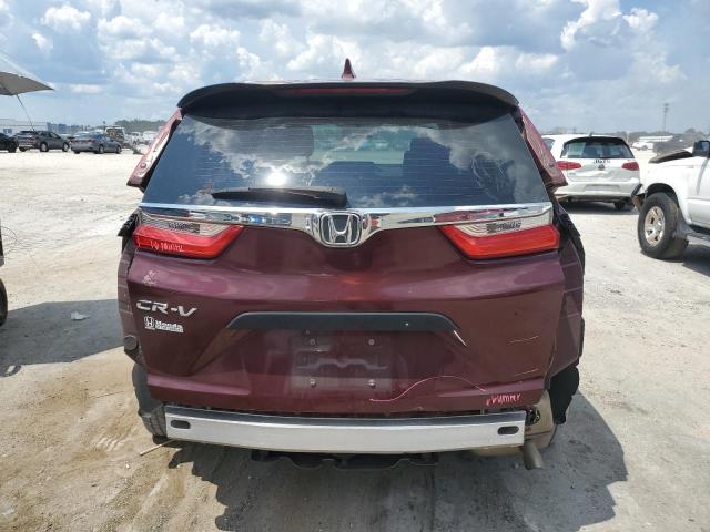 2HKRW5H37KH407921 - 2019 HONDA CR-V LX BURGUNDY photo 6